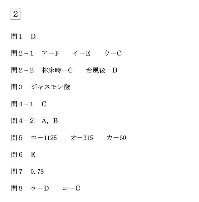 代々木ゼミナール（予備校） | 北海道大学 後期日程の入試問題と解答例（2024年解答速報）